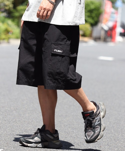 FUBU（フブ） ハーフパンツ ワイドパンツ カーゴパンツ 短パン 「FUBU
