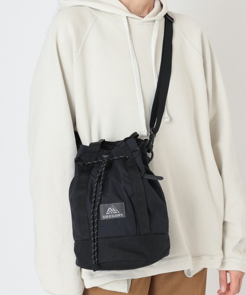 GREGORY ハンドバッグ 2WAY BUCKET INDI BLACK / 2ウエイ