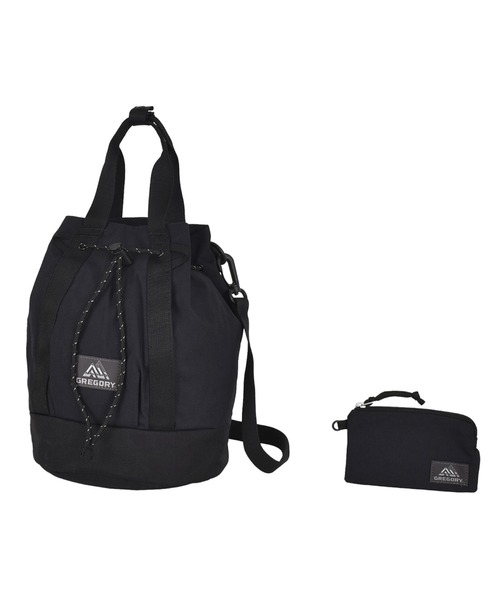 GREGORY ハンドバッグ 2WAY BUCKET INDI BLACK / 2ウエイ