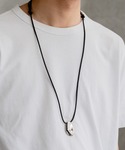ネックレス Leather cord drop...の詳細画像4
