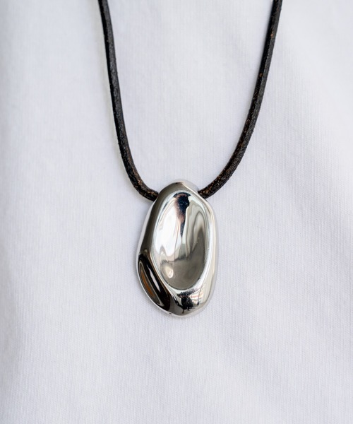 SINSS ネックレス Leather cord drop necklace / レザーコードドロップ