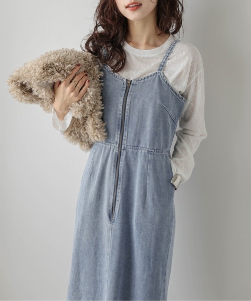 tina jojun デニムジャンパースカート デニムジャンパースカート | natsumi | TINA：JOJUN