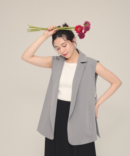ベスト ジレ 「eL」Dad Belt Gilet/132323 レディース