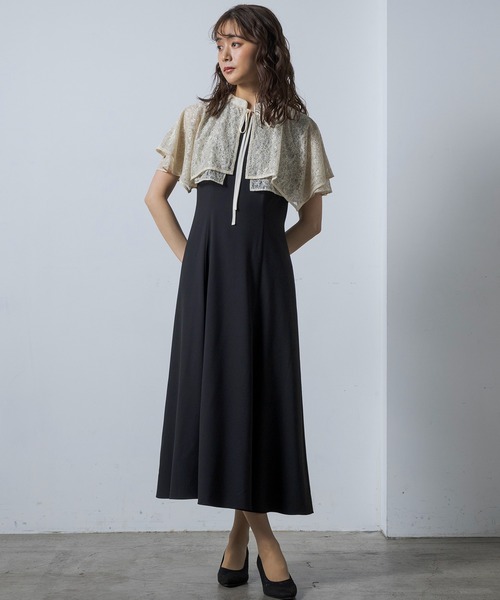 【美品】 form forma ロングドレス　グレイッシュベージュ　サイズ38 美品】 form forma ロングドレス グレイッシュベージュ サイズ38