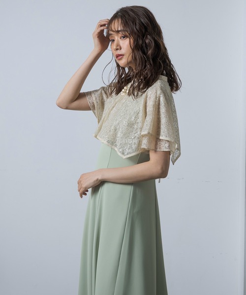 form forma（フォルムフォルマ） ドレス (2way)ラメレースボレロ