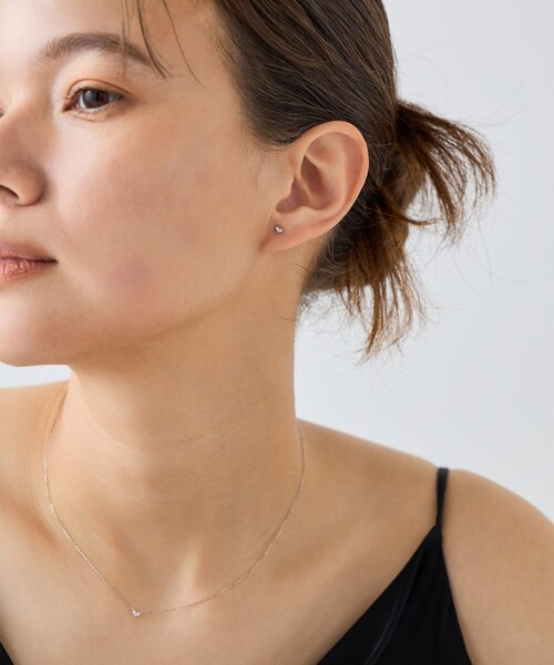 ete ピアス PT900 ダイヤモンド レディース : ZOZOTOWN Yahoo!店