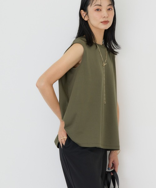 tシャツ フィブリルショルダータックノースリプルオーバー レディース Spick & Span｜フィブリルショルダータックノースリプルオーバー