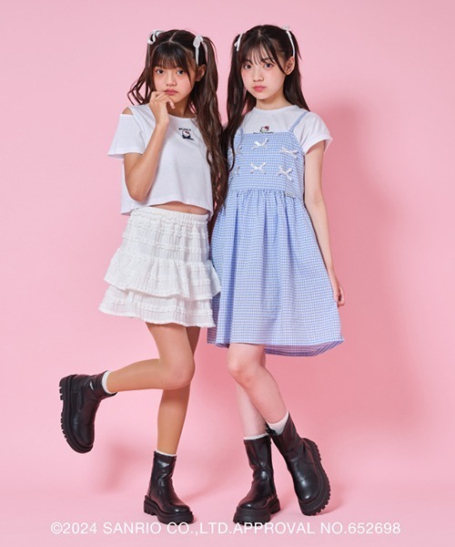 sanrio tシャツ 「ハローキティ」肩あきTシャツ キッズ 子供服