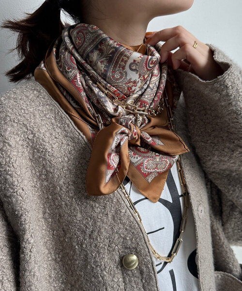 DouDou（ドゥドゥ） ストール マフラー 「新色追加」ペイズリー柄