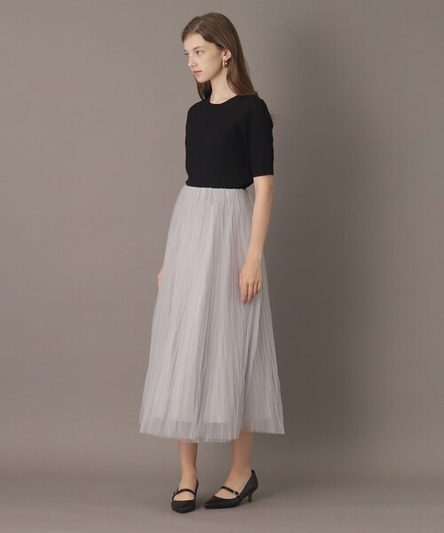 SLY WRAP PLEATS ミディアムスカート SLY | WRAP PLEATS ミディアムスカート (スカート(ミディアム) ) |SHEL