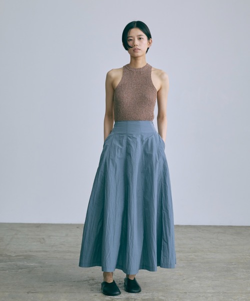 EN NEUME スカート Nylon Taffeta Flared Skirt : ZOZOTOWN Yahoo!店