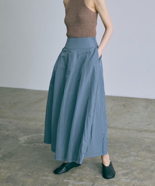 EN NEUME スカート Nylon Taffeta Flared Skirt : ZOZOTOWN Yahoo!店