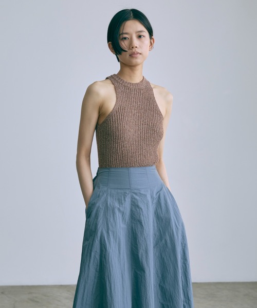 新品 en neume ナイロンタフタフレアスカート EN NEUME スカート Nylon Taffeta Flared Skirt : ZOZOTOWN Yahoo!店