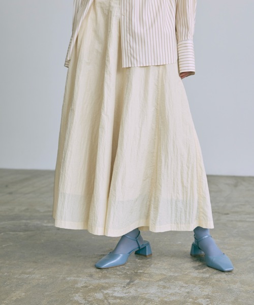 EN NEUME スカート Nylon Taffeta Flared Skirt : ZOZOTOWN Yahoo!店