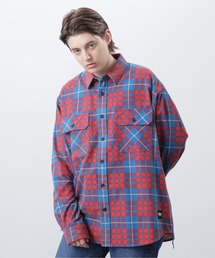 マナスタッシュ（Manastash）/MANASTASH／マナスタッシュ／PATCHED FLANNEL SHIRT／フランネルシャツ MANASTASH（マナスタッシュ） シャツ MANASTASH/マナスタッシュ/ZIP