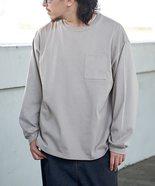 VENCE EXCHANGE tシャツ ヘビーウェイト天竺ロンT メンズ : ZOZOTOWN