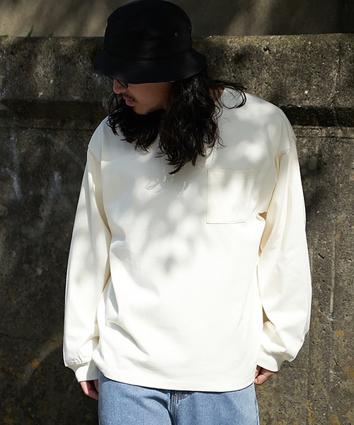 VENCE EXCHANGE tシャツ ヘビーウェイト天竺ロンT メンズ : ZOZOTOWN
