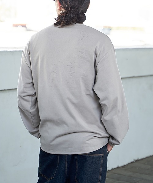 VENCE EXCHANGE tシャツ ヘビーウェイト天竺ロンT メンズ : ZOZOTOWN