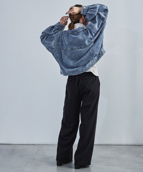 Fashion Letter(ファッションレター) デニムジャケット gジャン Fashion Letter(ファッションレター) デニムジャケット gジャン