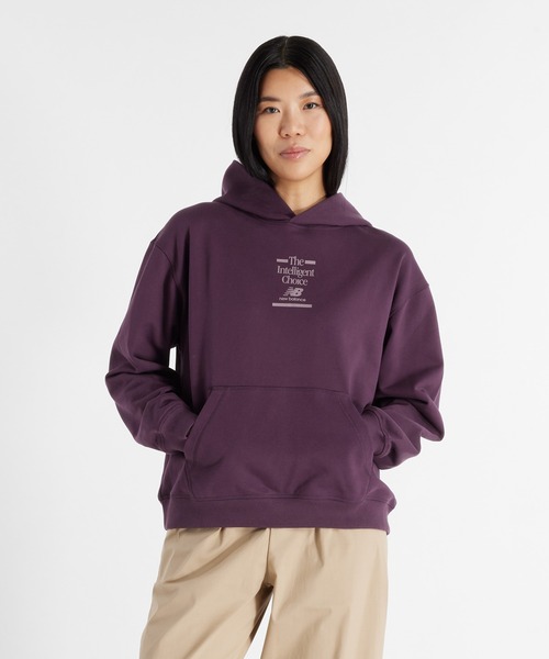 パーカー Athletics フレンチテリーオーバーサイズドChoice フーディ レディース