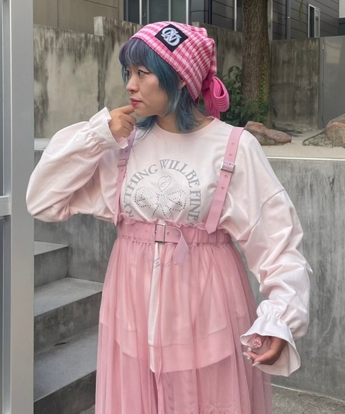 Candy Stripper ニット帽 ニットキャップ BORDER RIBBON