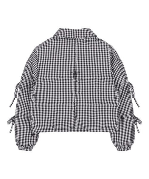 [FANCY CLUB] RIBBON COLLAR SHORT PUFFER /追跡付 FANCY CLUB】RIBBON COLLAR SHORT PUFFER | OUR BRAND,FANCY