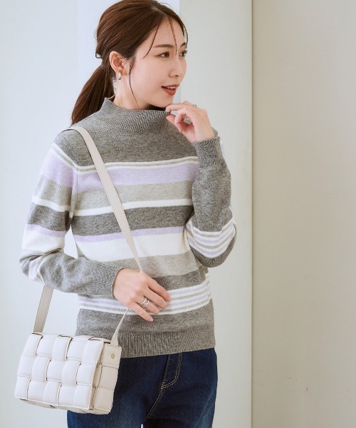 trefle ボーダー　ニット URBAN RESEARCH DOORS（アーバンリサーチドアーズ）の「ツイードライク