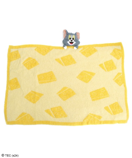 ブランケット 「公式」トムとジェリー マスコット付きブランケット