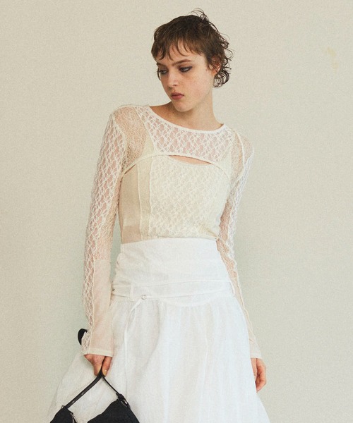 メゾンスペシャル レースボレロキャミソールセット MAISON SPECIAL(メゾンスペシャル)｜Multiway Lace Bolero