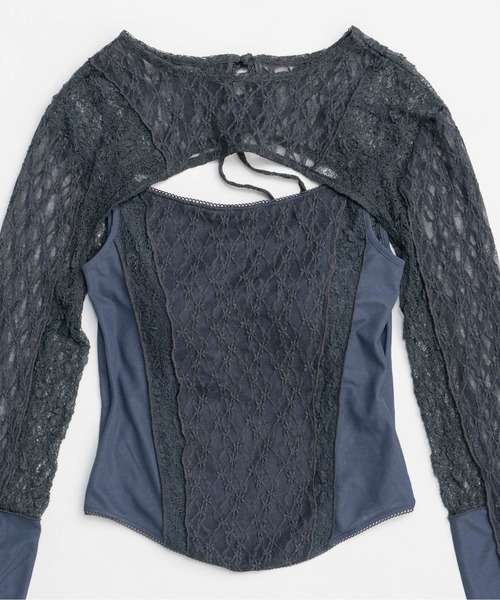 MAISON SPECIAL tシャツ Multiway Lace Bolero Camisole Set