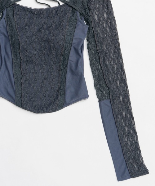 MAISON SPECIAL tシャツ Multiway Lace Bolero Camisole Set