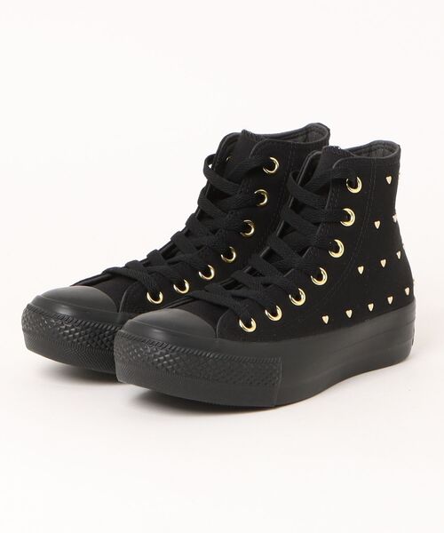 レディース 【CONVERSE】AS PLTS HEARTSTUDS HI BLACK 国内発送 CONVERSE スニーカー コンバース AS PLTS HEARTSTUDS HI