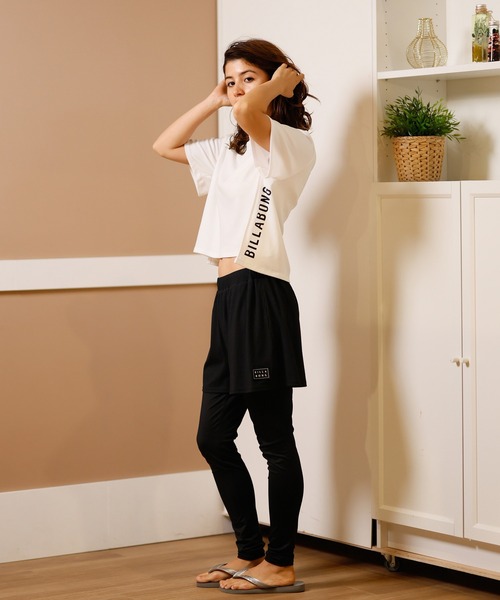 tシャツ BILLABONG/ビラボン Tシャツラッシュガード/水陸両用/UVケア BF013-888 レディース BILLABONG tシャツ BILLABONG/ビラボン Tシャツラッシュガード