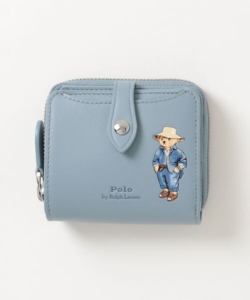 POLO RALPH LAUREN 財布 Polo ベア レザー コンパクト