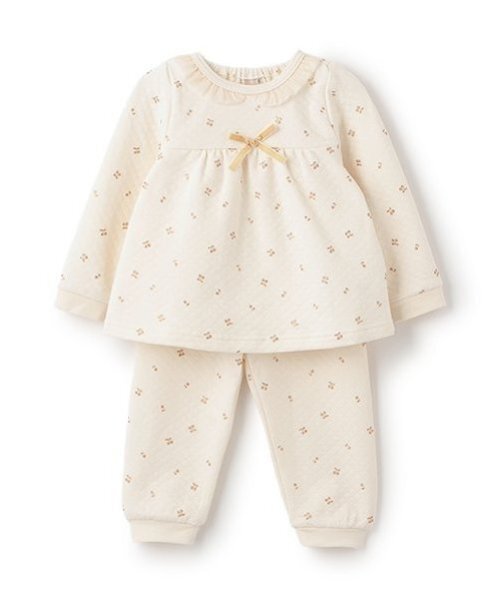 petit main パジャマ キラキラチェリーキルトパジャマ キッズ 子供