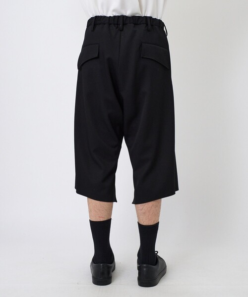 ハーフパンツ スラックス 「sulvam/サルバム」イージーハーフスラックス メンズの画像