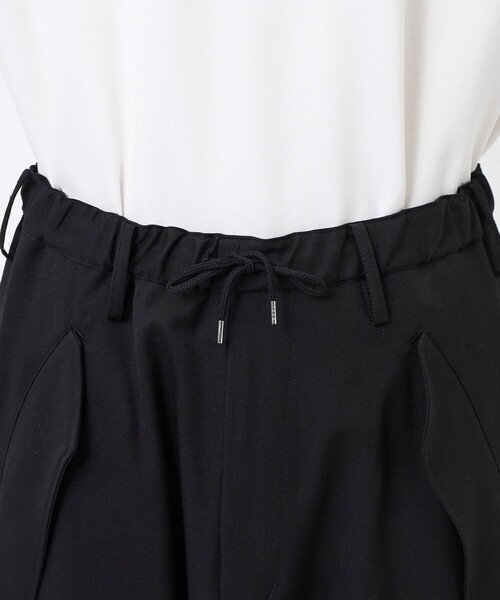 ハーフパンツ スラックス 「sulvam/サルバム」イージーハーフスラックス メンズの画像
