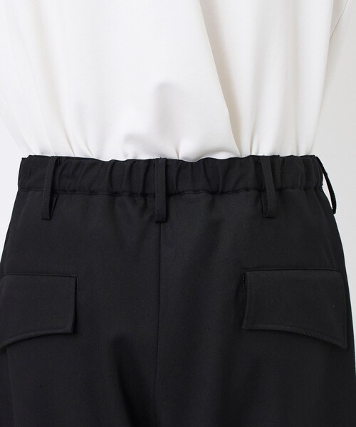ハーフパンツ スラックス 「sulvam/サルバム」イージーハーフスラックス メンズの画像