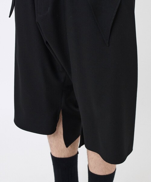 ハーフパンツ スラックス 「sulvam/サルバム」イージーハーフスラックス メンズの画像