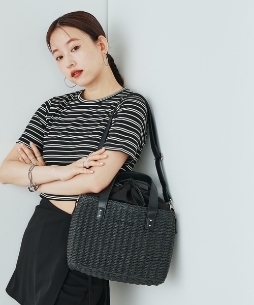 MURUA（ムルーア） トートバッグ 2WAYミニトートバッグ MR-B1341 かご