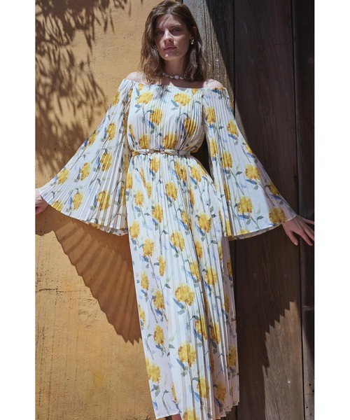 Estella.K ワンピース Ester Pleated Dress オフショル