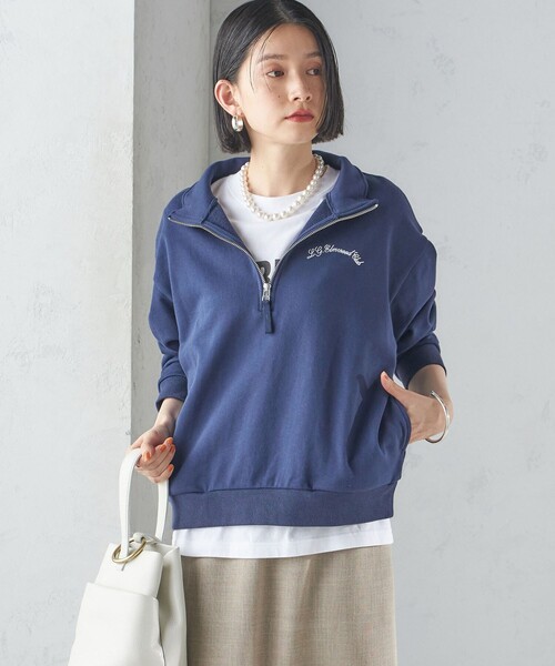 新品末使用　ルルレモン　ピンク　ハーフジップスウェット XS/S ルーズ ハーフジップサイドラインスウェット（スウェット