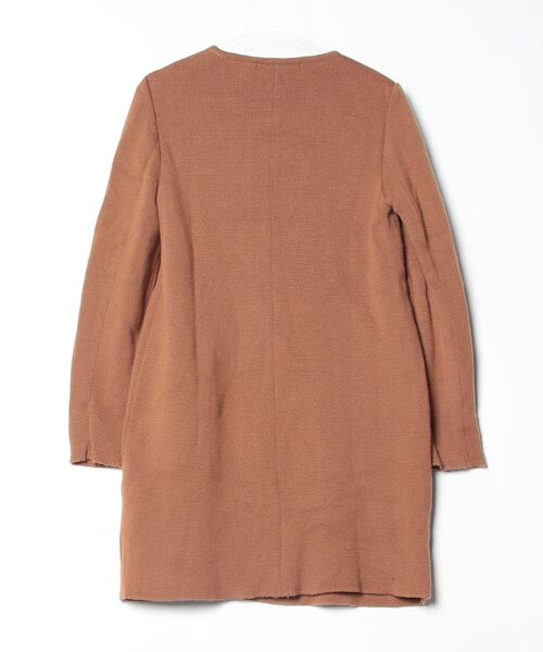 「LAPIS LUCE PER BEAMS」 ニットコート - ブラウン レディース_画像2