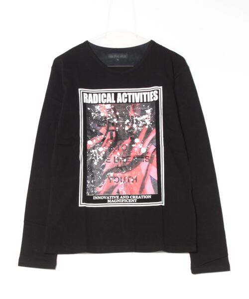 in the attic tシャツ atticヴィンテージプリントクルーネックL