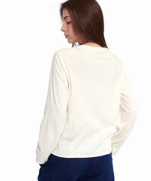 AIGLE tシャツ 吸水速乾 UVカット ロングスリーブクルーネックT