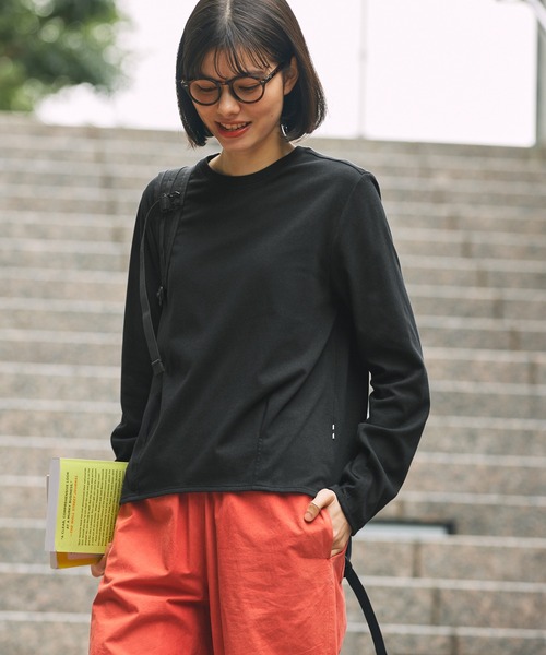 AIGLE（エーグル） tシャツ 吸水速乾 UVカット ロングスリーブクルー