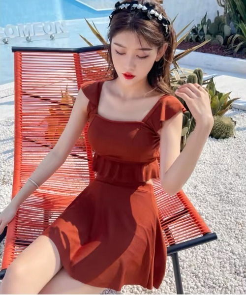 水着 「 ammy. / エイミードット 」 フリル ビスチェ ＆ ハイウエスト