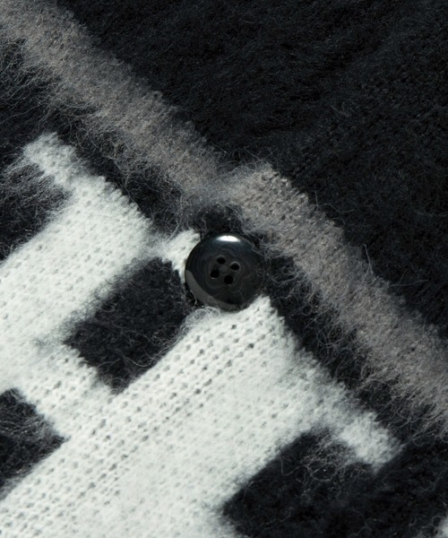 HUF（ハフ） ニットカーディガン SMALL ブラック メンズ : ZOZOTOWN