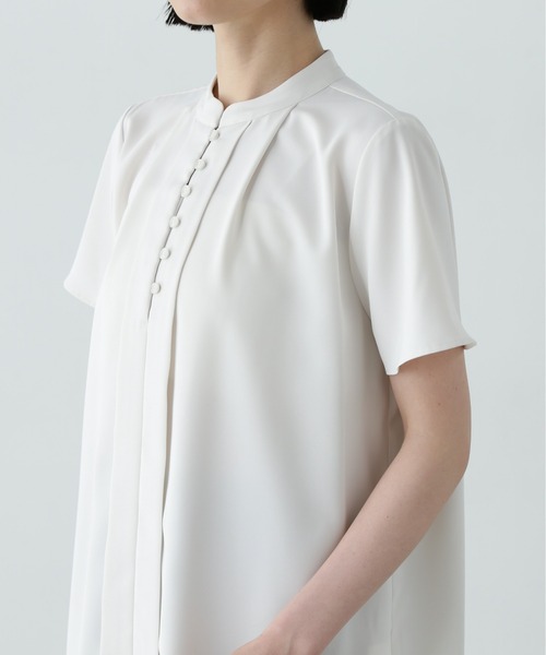 ブラウス シャツ フロントタックボタンブラウス レディース N.Natural Beauty Basic ブラウス シャツ フロントタックボタン