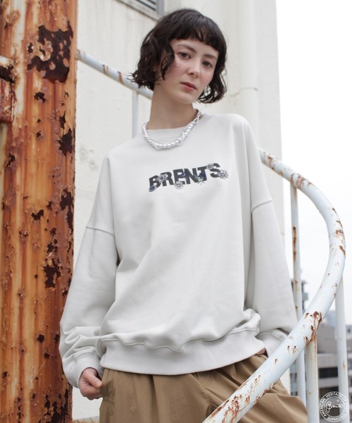 スウェット H．A．K×BRENTS　プレミアム裏毛トレーナー レディース